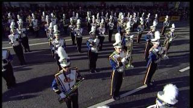 RAW VIDEO: Germantown H.S. Marching Band performs in London (Courtesy Kirby Monohan Publicity)