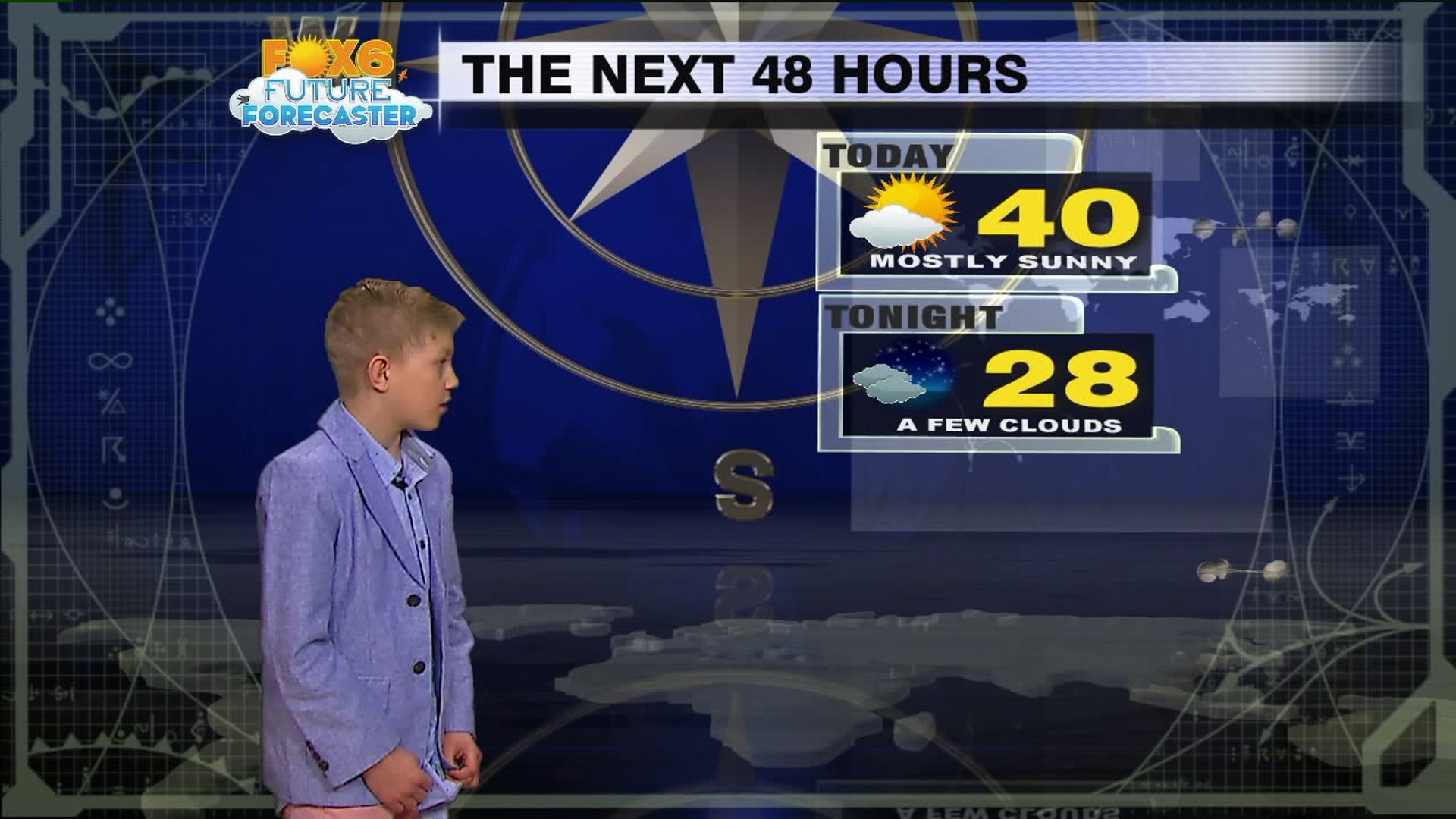 Rylen helps with the weather