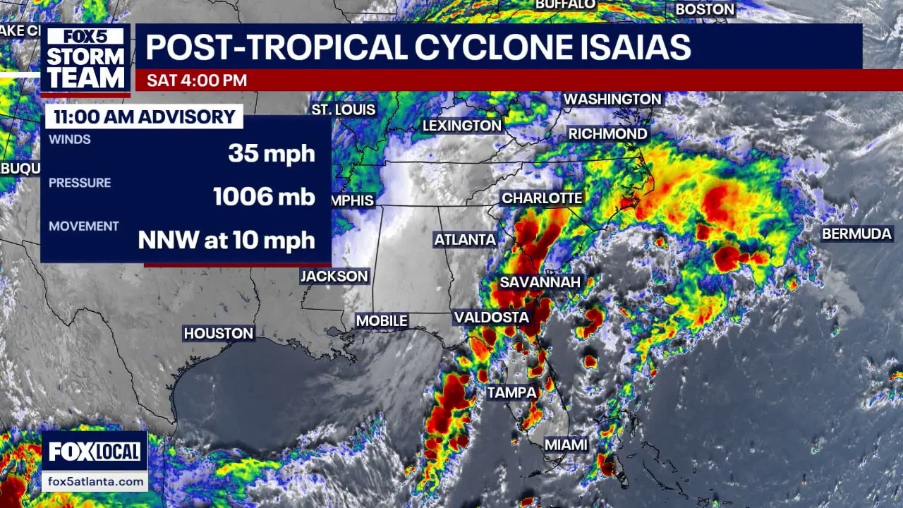 North Georgia dries out as storm threat shifts eastward