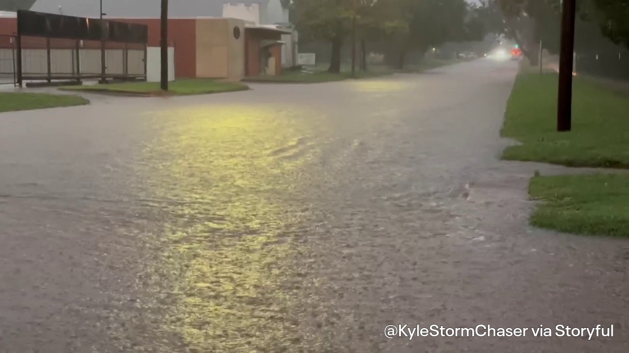 Flash Flooding Hits Wichita Falls After Heavy North Texas Storms