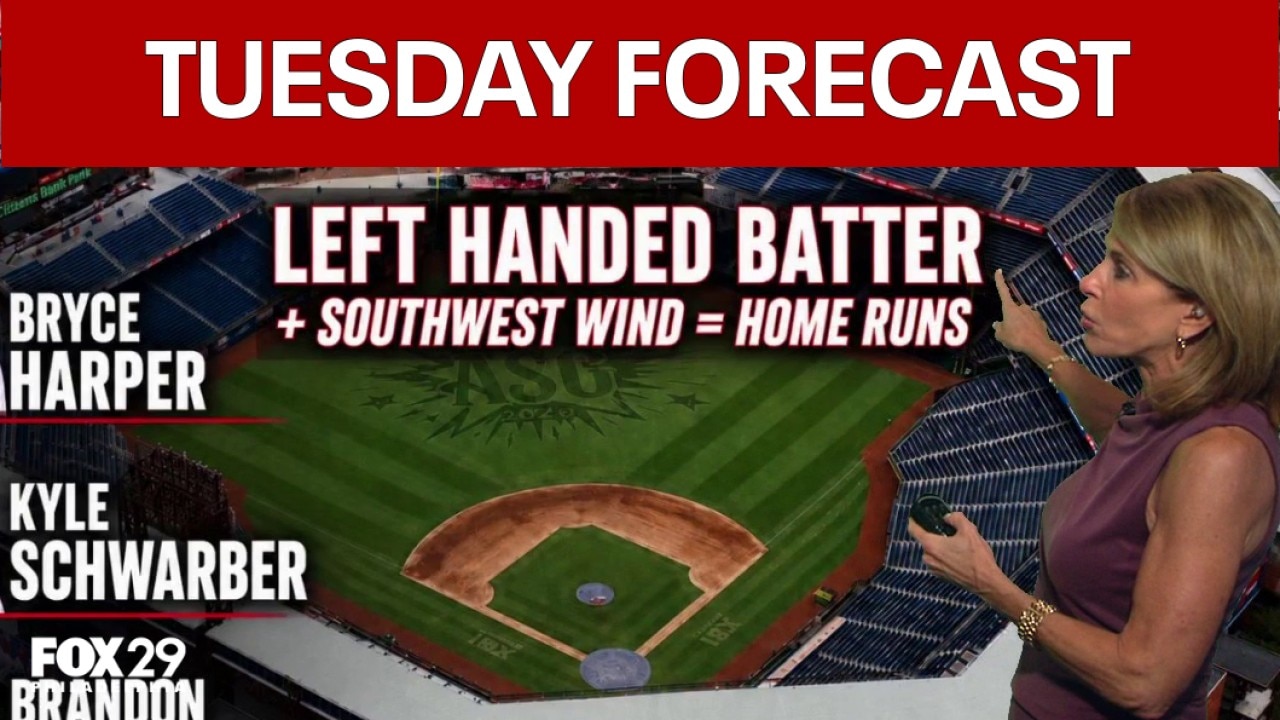 Philadelphia weather: Tuesday evening forecast