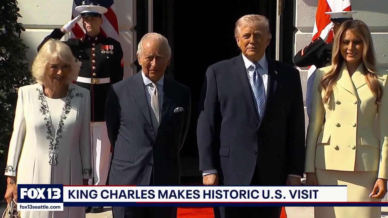 King Charles visits US, meets with Trump in DC