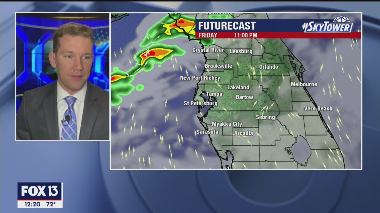 Friday afternoon forecast