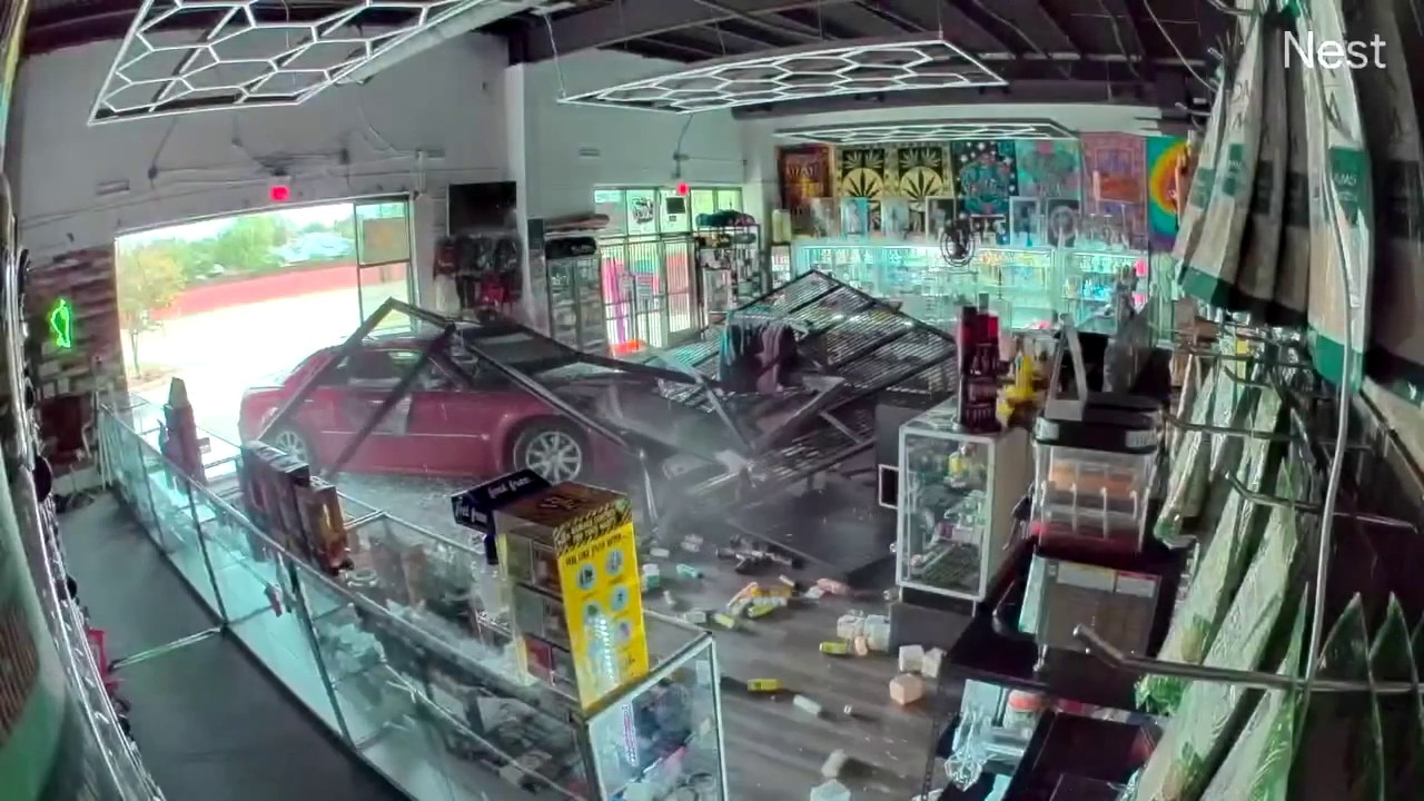 Carrollton Smoke Shop surveillance video
