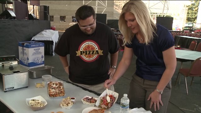 Laura tries delicious food as she previews Festa Italiana