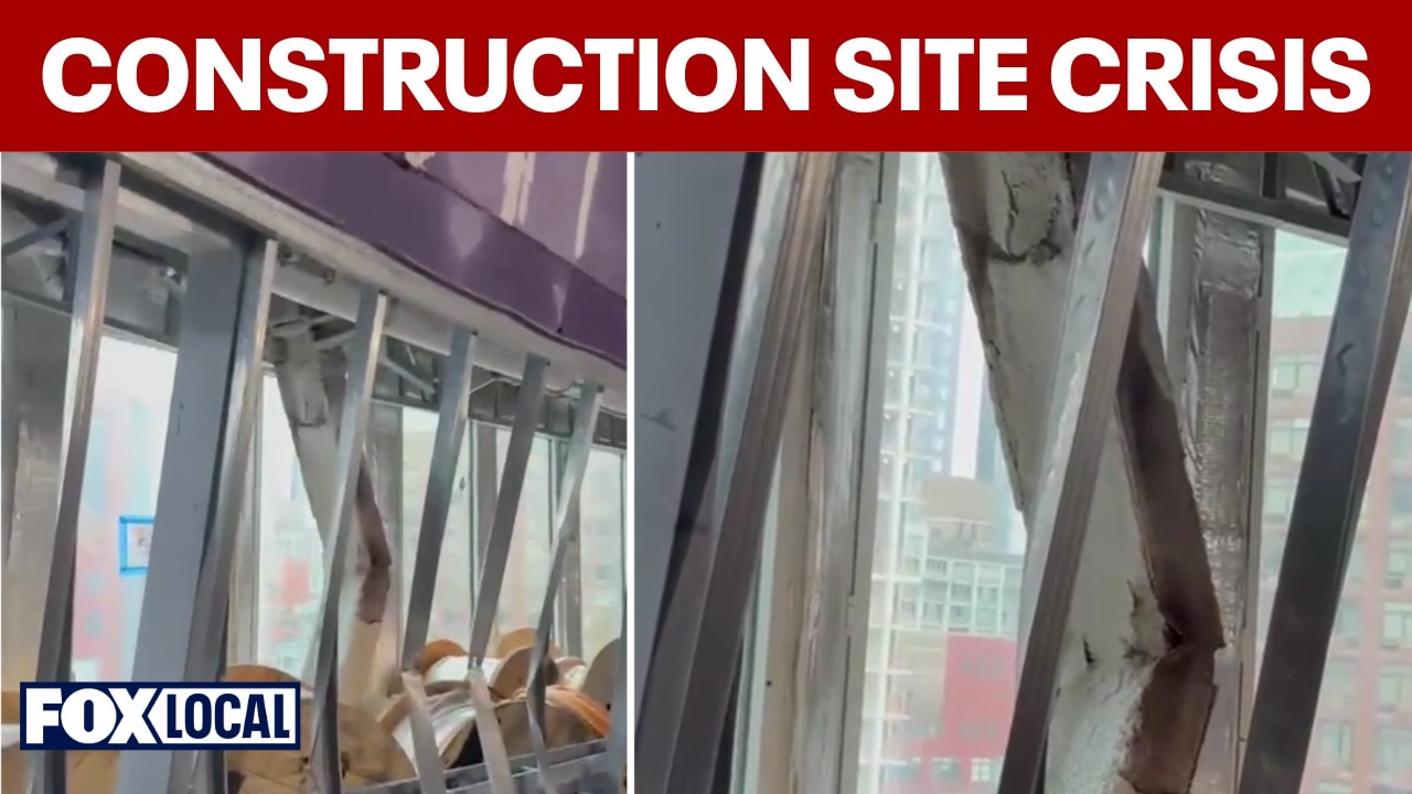 Buildings evacuated as steel beams buckle at Midtown construction site