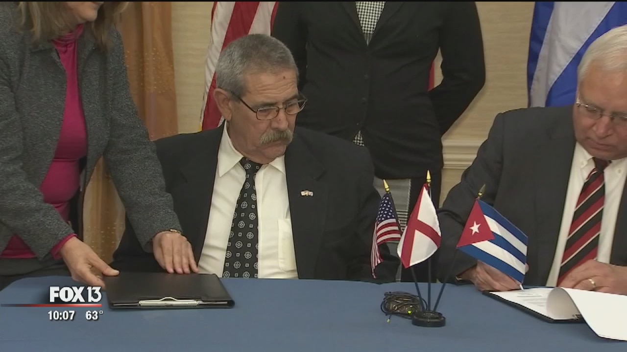 Cuban trade deal moves to Alabama