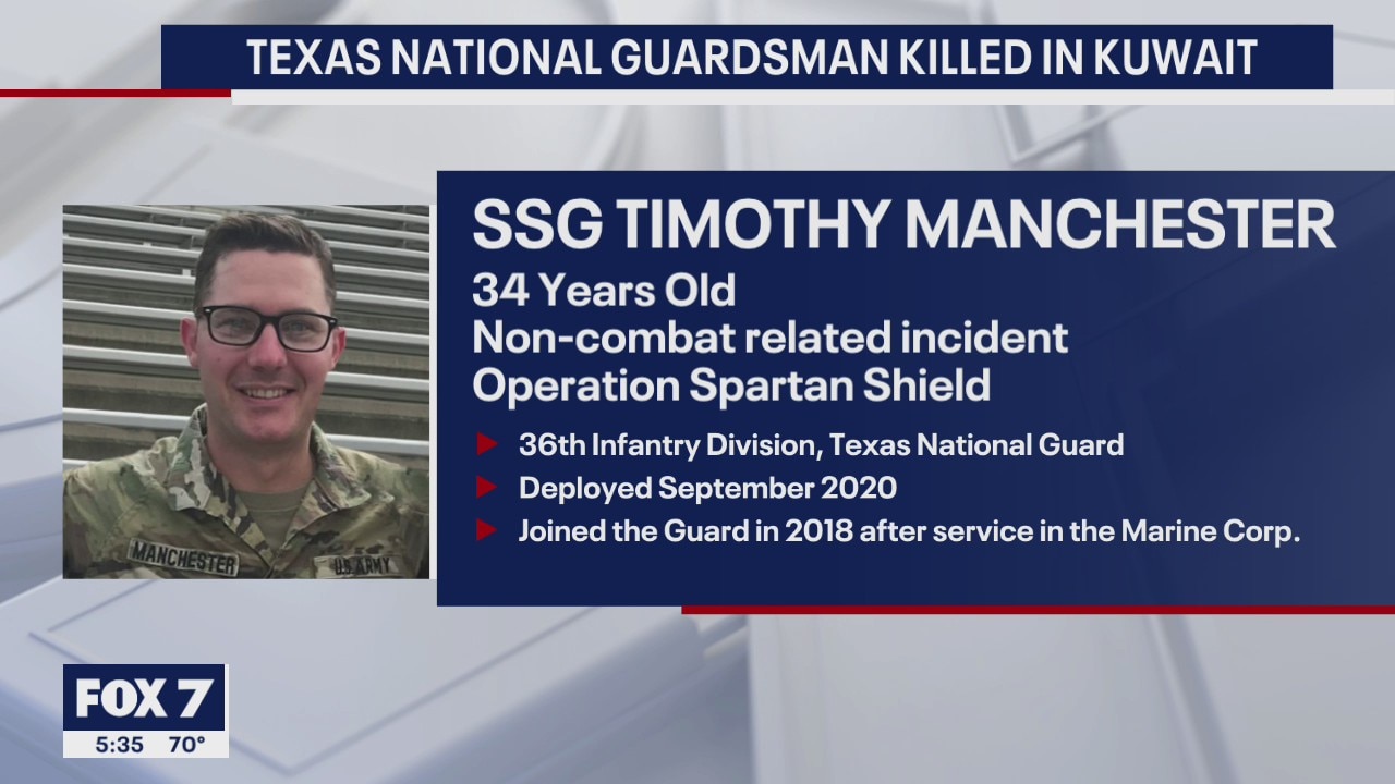 Soldier from Austin killed in non-combat related incident
