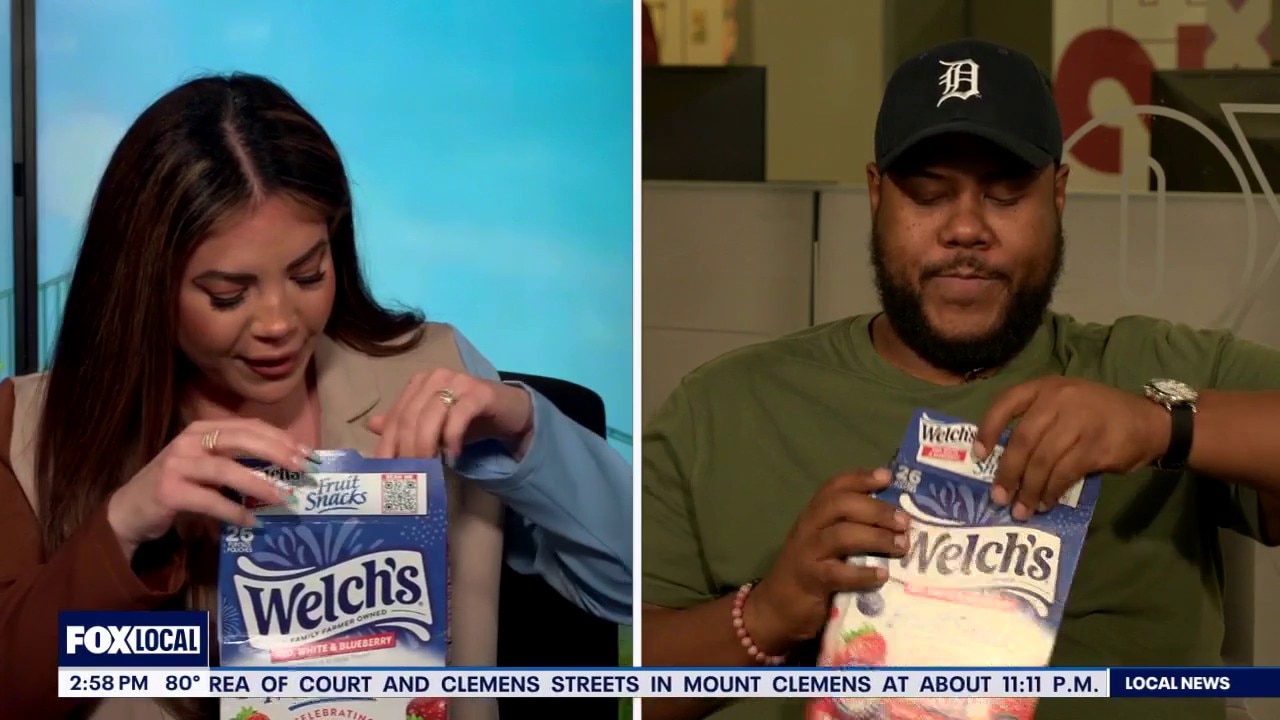 Welch's Fruit Snacks new Red, White & Blueberry Fruit Snacks made without artificial dyes?