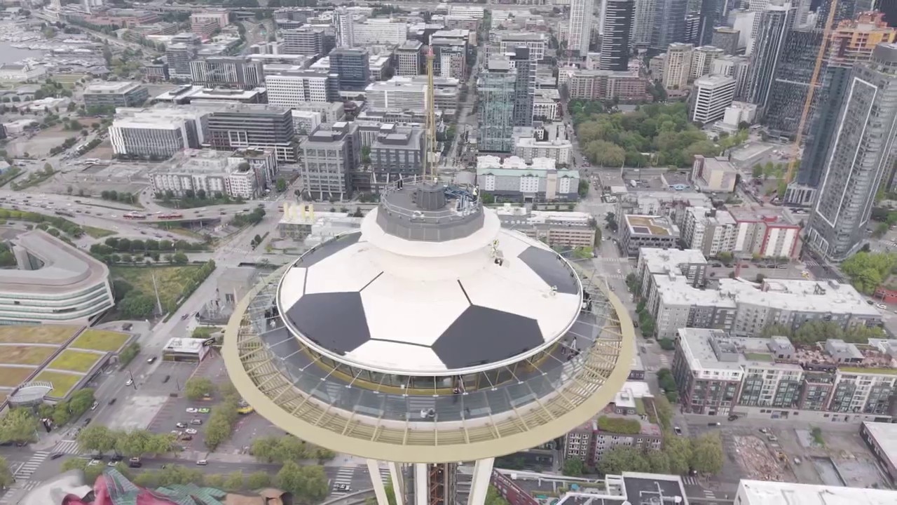 Space Needle World Cup Soccer Ball
