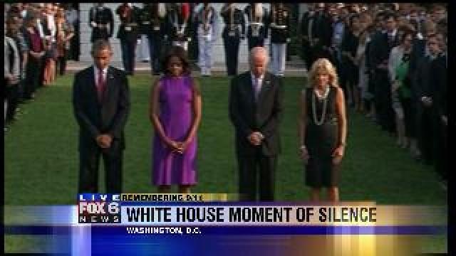 White House moment of silence to remember the lives lost on September 11th, 2001