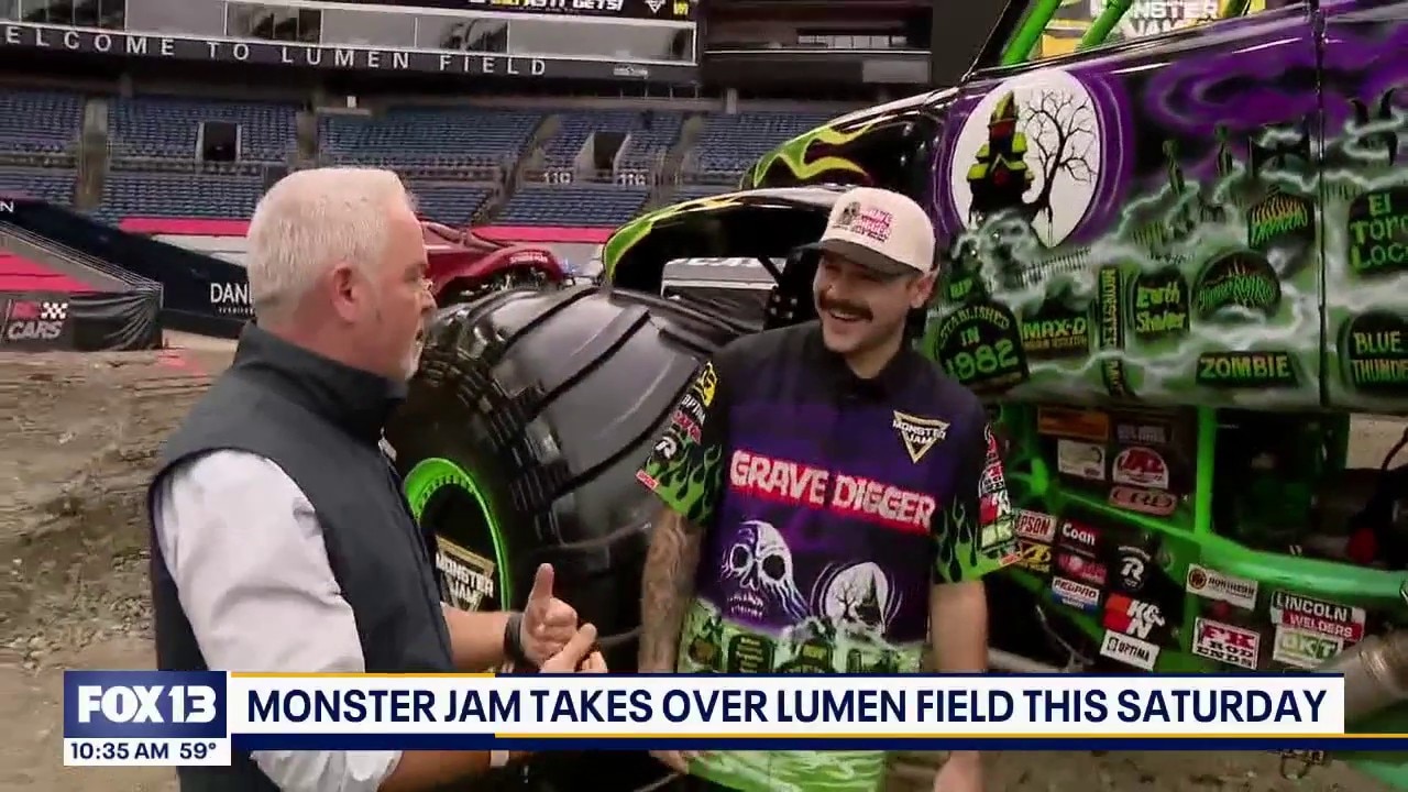 Monster Jam takes over Seattle's Lumen Field on Saturday
