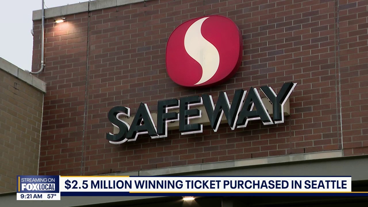 $2.5M winning ticket purchased in Seattle