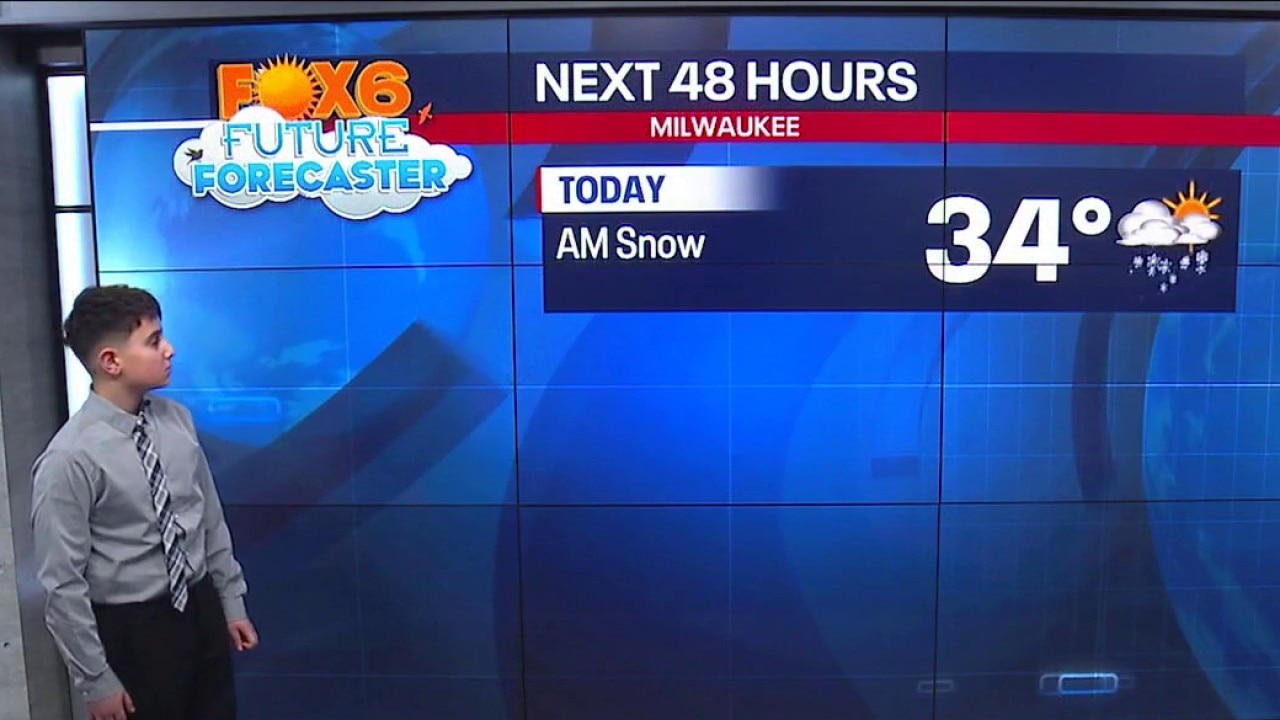 Ethan helps with the weather