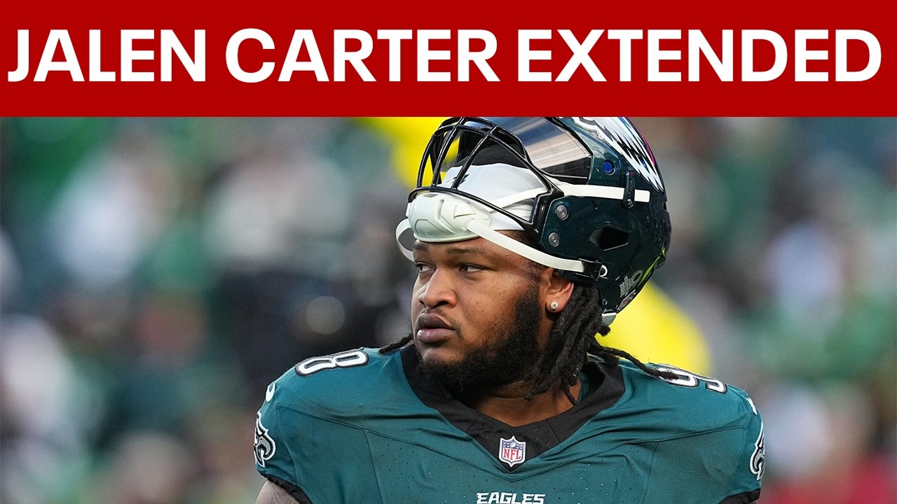 Eagles extend DT Jalen Carter in a historic contract