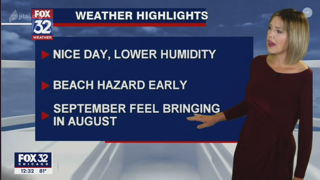 Afternoon forecast for Chicagoland on July 31st