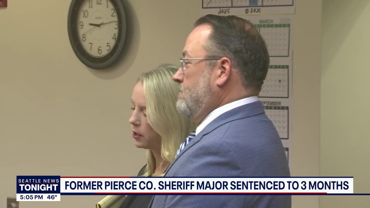 Former Pierce Co. sheriff major gets 3 months in jail for vehicular assault