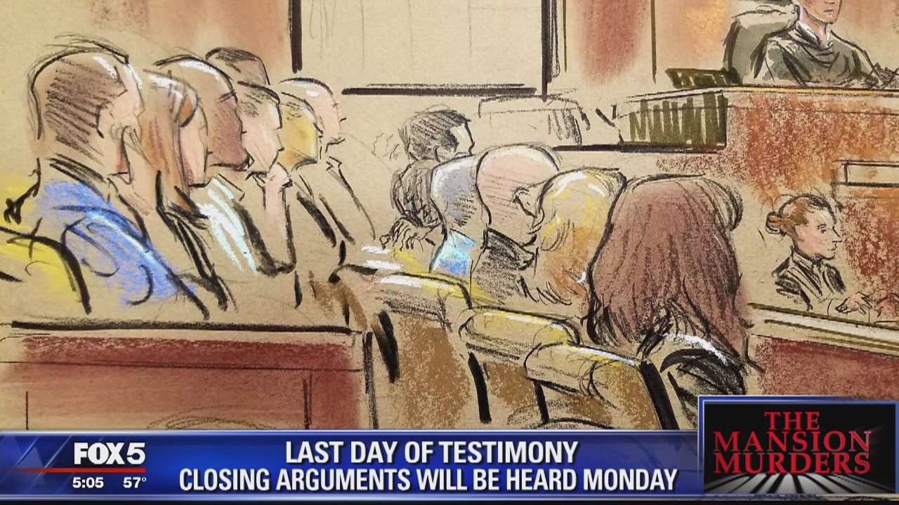 Closing arguments in Mansion Murders trial loom next week