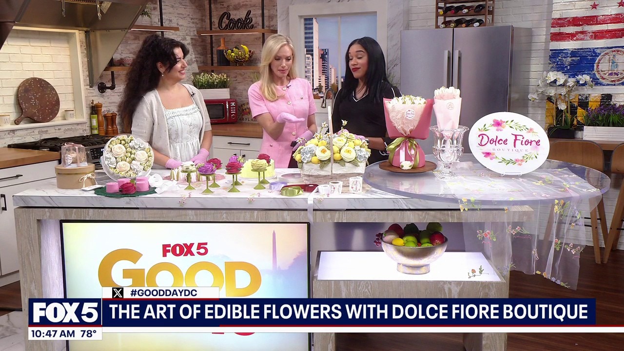 The art of edible flowers with Dolce Fiore Boutique