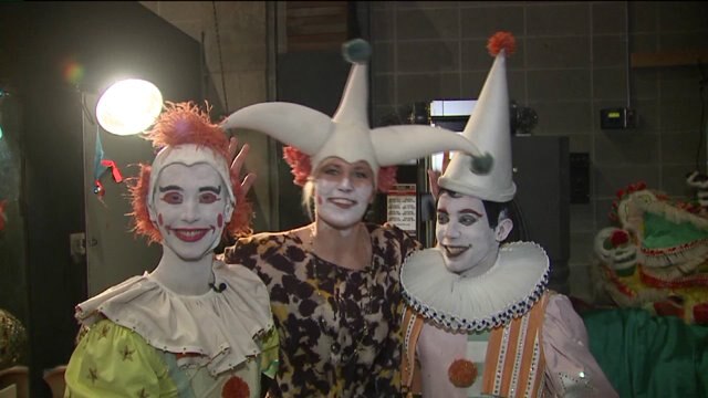 Laura gets a clown makeover