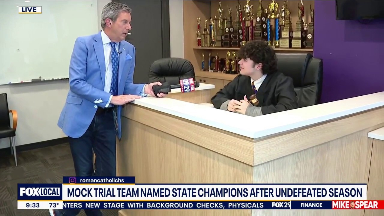 Roman Catholic High School's Winning Mock Trial Team