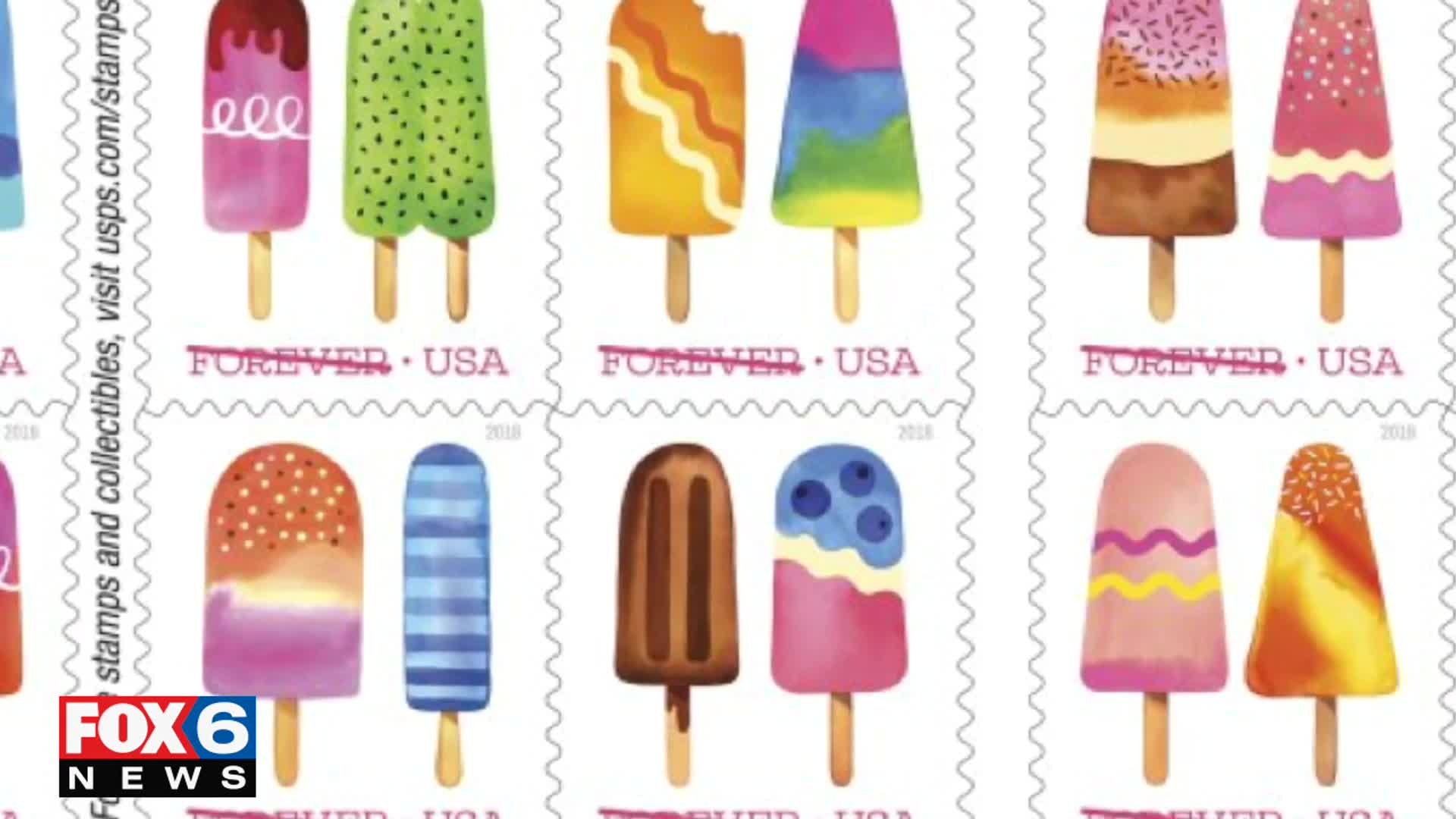 Scratch-and-sniff stamps