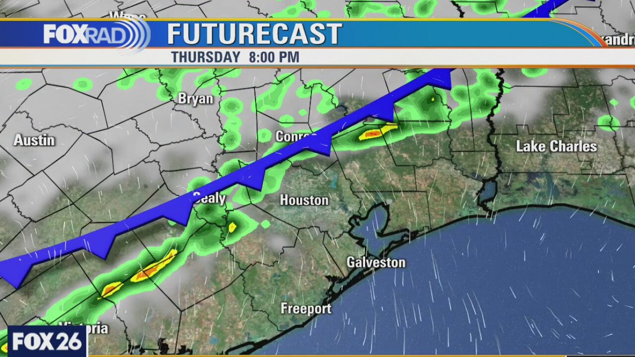 Thursday weather forecast