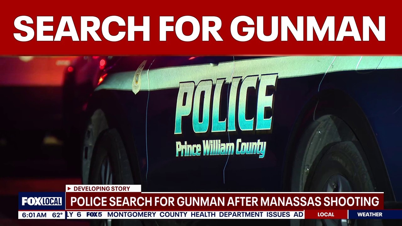 Police search for gunman after Manassas shooting | FOX 5 AT 6AM