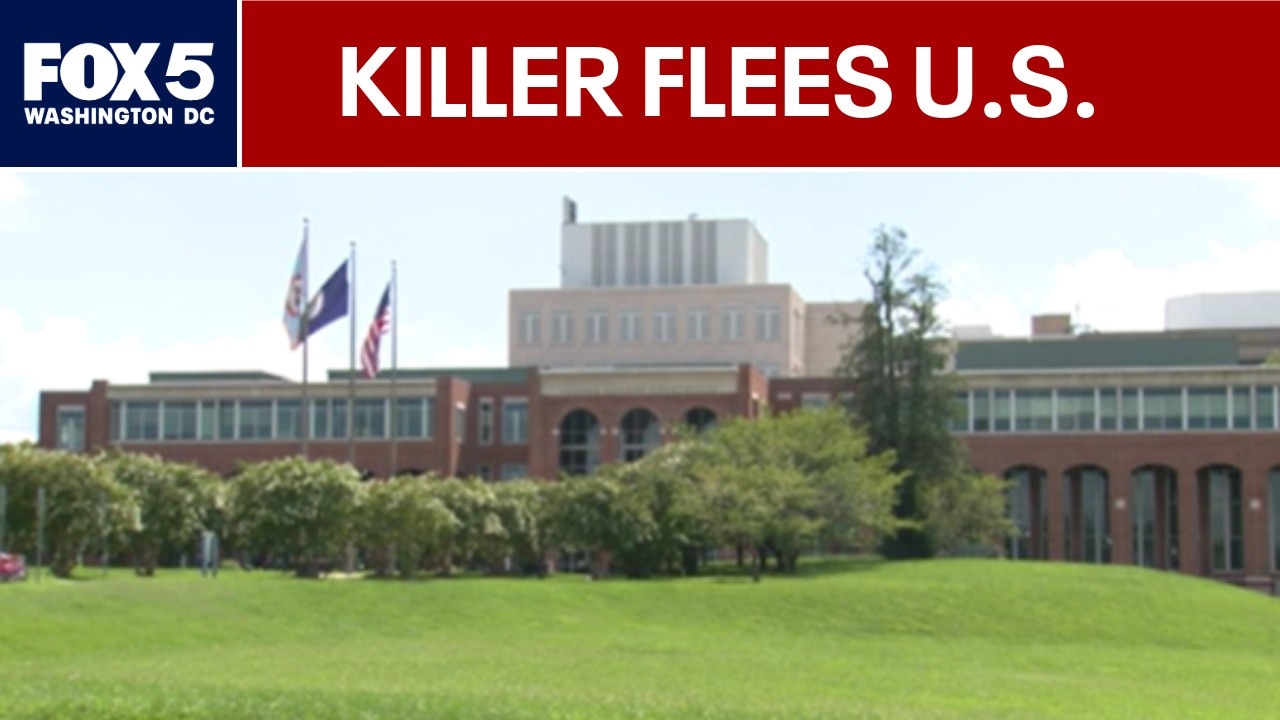 Accused murderer flees U.S. from Virginia mental health facility 