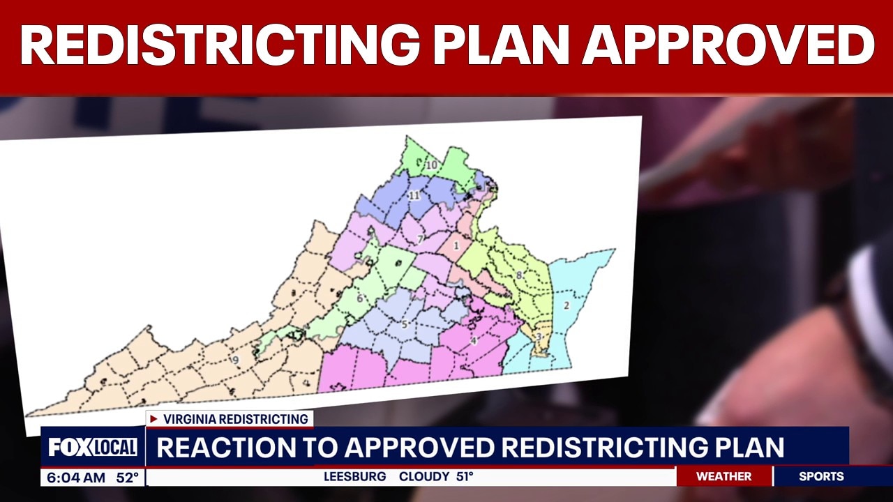 Virginia voters approve redistricting plan