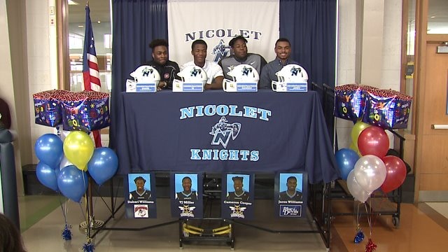 NICOLET HIGH SCHOOL SIGNING DAY VO