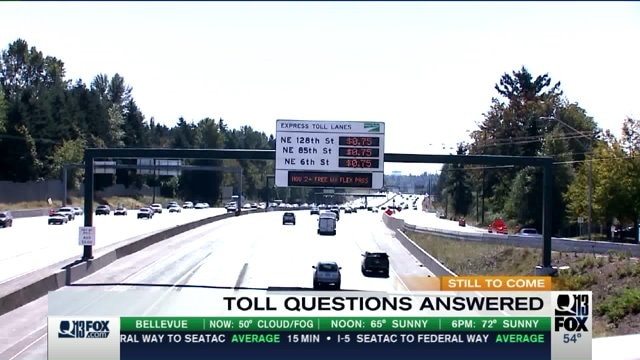 WSDOT answers your questions about I-405 tolling