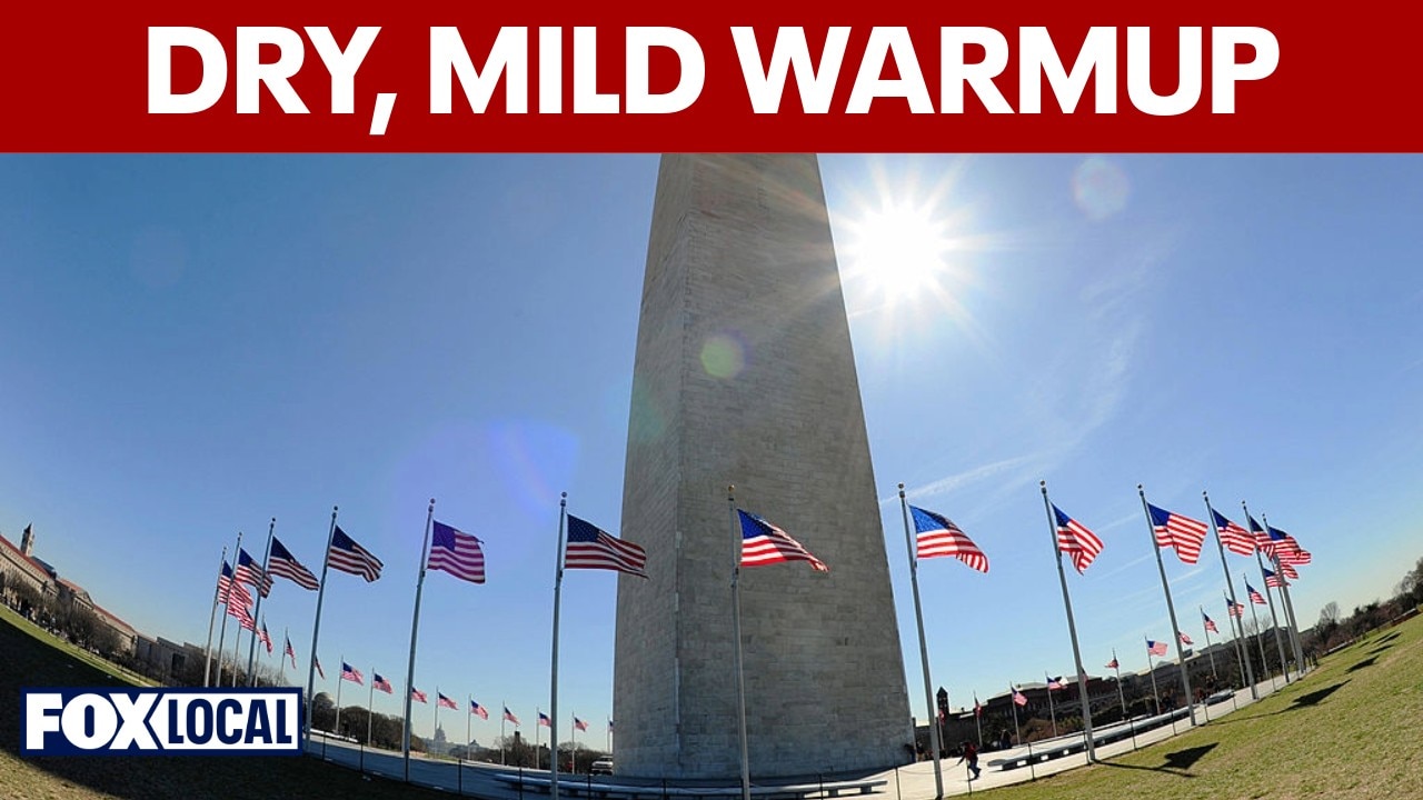 Chilly overnight lows give way to a dry, mild warmup across the region