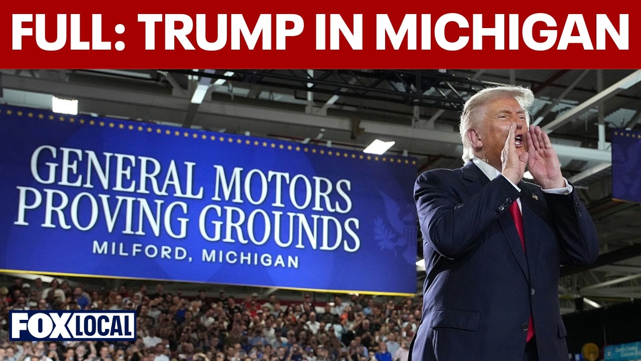FULL: Trump defends trade policies at Michigan GM facility ahead of midterms