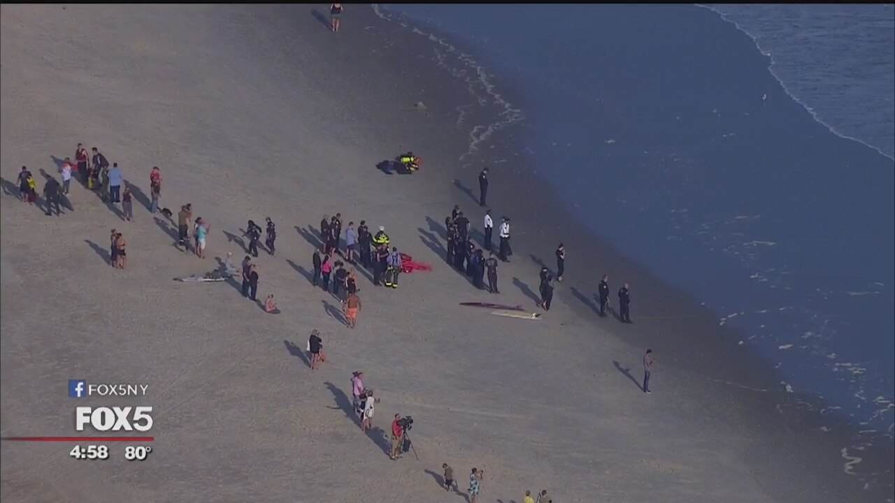 Search for missing swimmers