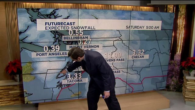 Walter Kelley on expected snowfall