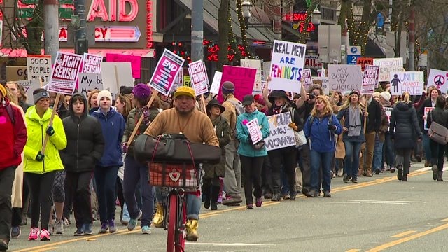 Thousands of women marched against hate