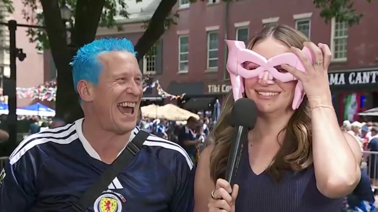 Kailey has fun with fans as the World Cup drinks Boston dry