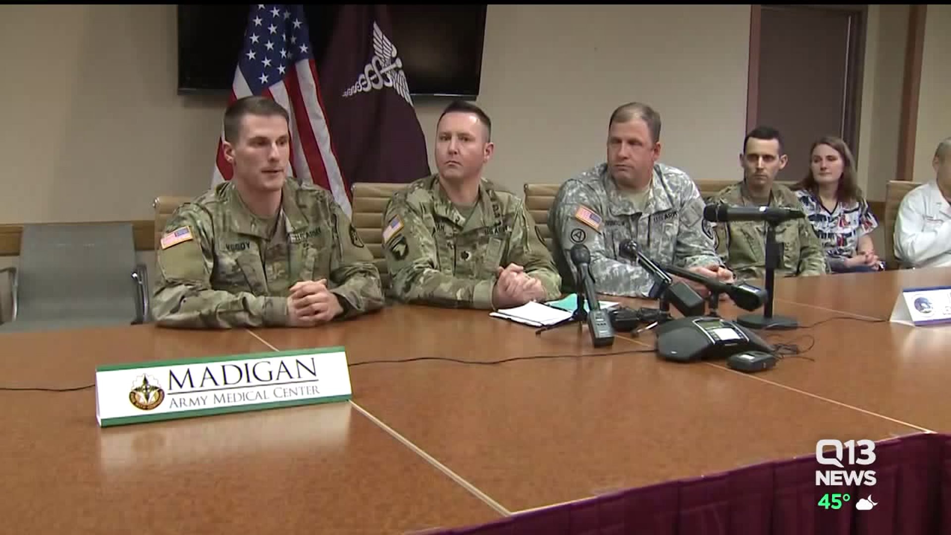 Soldiers from JBLM provided comfort to injured in Amtrak crash