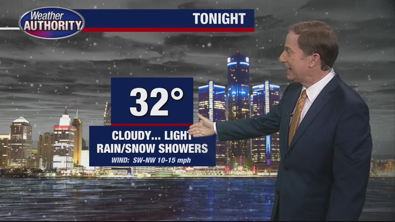 Mix of rain and snow continues overnight