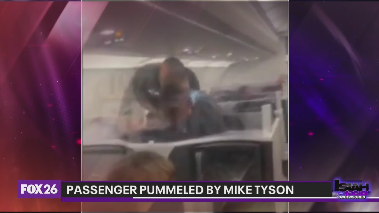 Passenger pummeled by Mike Tyson on airplane