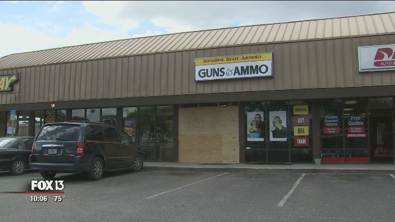 Zephyrhills gun store smash and grab