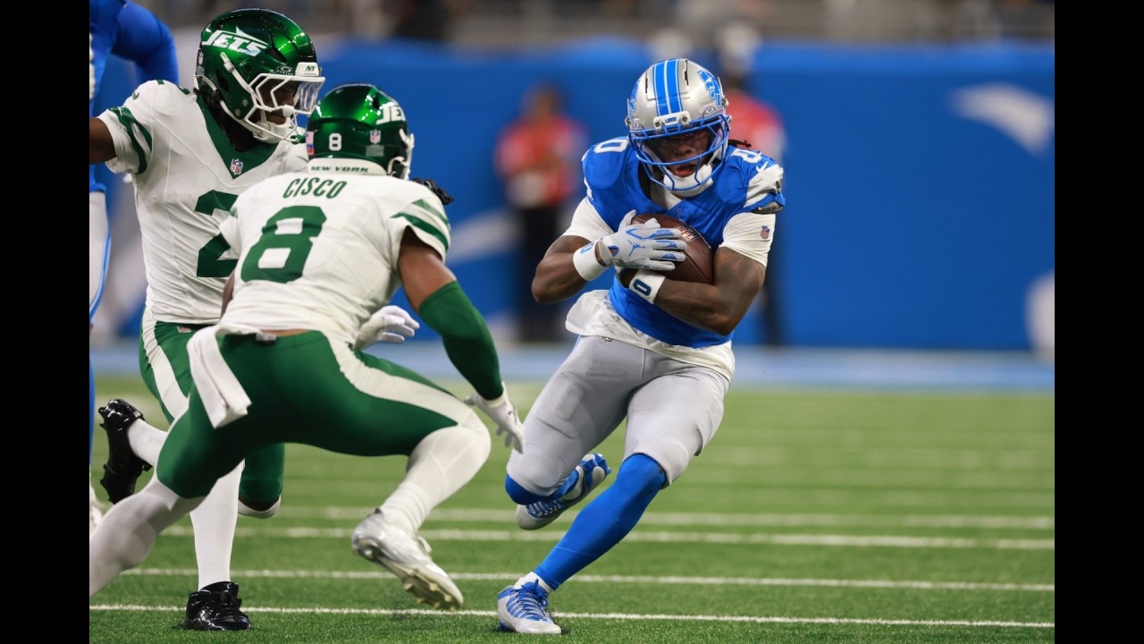 GAMEDAY LIVE: Lions ground Jets 31-24 behind 3 Jahmyr Gibbs' touchdowns