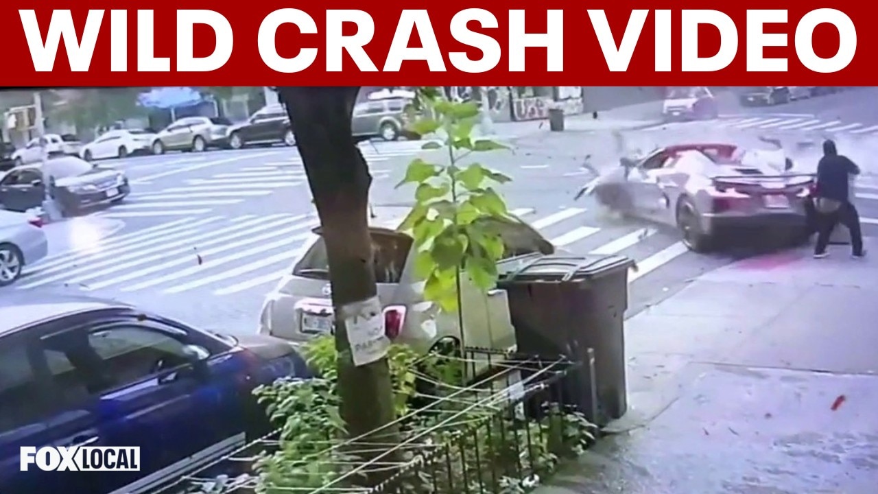 Video captures moment of impact during multi-vehicle crash in Inwood