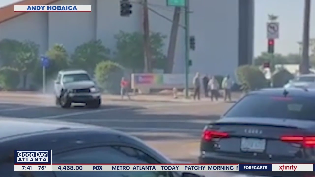 Good Day Atlanta Saturday caught on cam