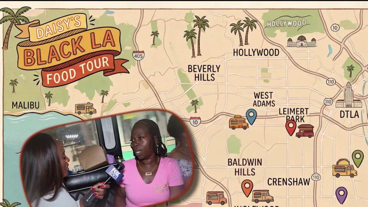 Highlighting LA's Black-owned restaurants in a creative way