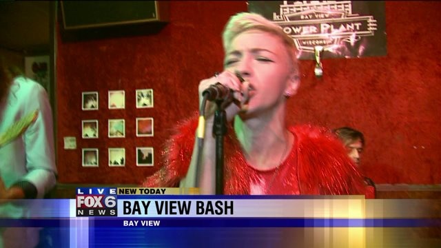 Laura enjoys music as she previews the Bay View Bash