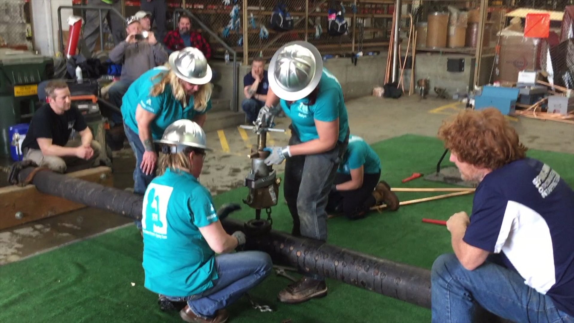Tacoma`s all-female water main team