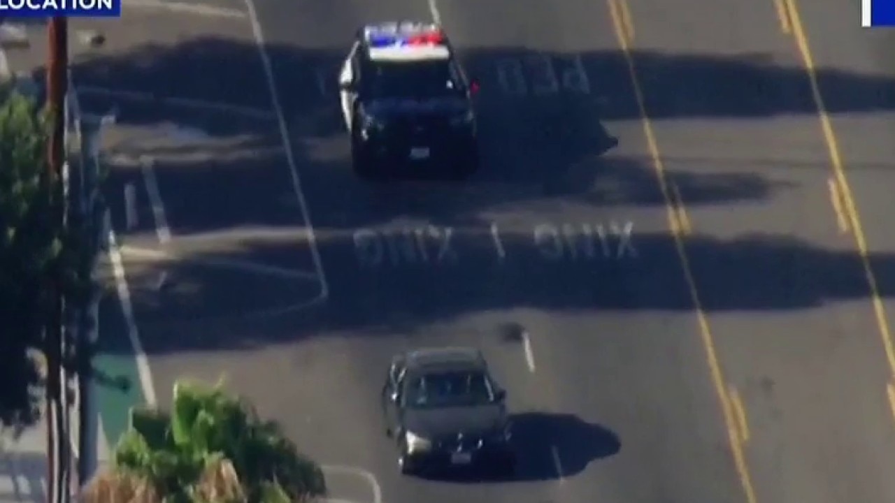 Driver leads police chase across South Los Angeles