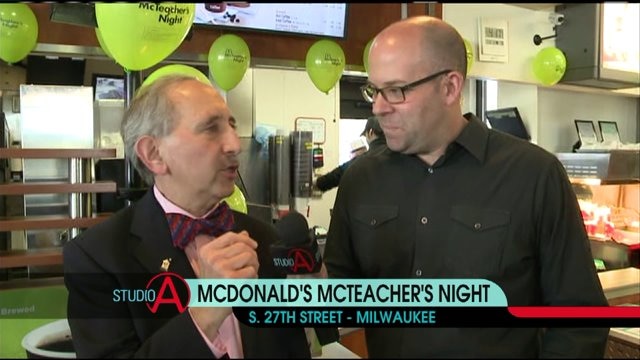 It`s McTeacher`s Night at McDonald`s